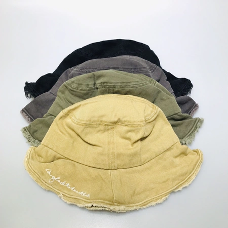 Fur-rimmed fisherman's hat leisure sunshade bask in basin hat full figure
