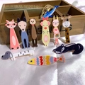Cute cartoon duck clip full figure